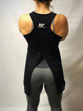 Hard Fitness long vest with split at back