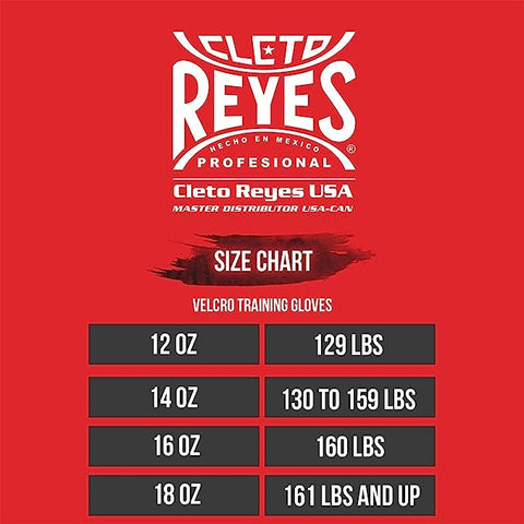 Cleto Reyes Training Gloves with Hook and Loop Closure - Cleto Reyes USA