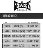 Geezers Boxing Elite Pro 2.0 Sparring Cheek head-guard, Ultra-durable Leather Material, layered padding protection Headguard for Boxing, MMA & Martial Arts, Men and women’s