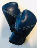 Navy venum Contender boxing gloves with velcro fastening